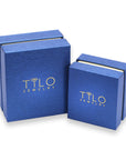 CZ Birthstone Halo Stud Earrings - Available in all 12 colors in Sterling Silver