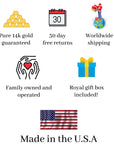 14K Yellow Gold