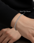 925 Sterling Silver Miami Cuban Link Bracelet