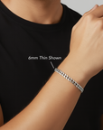 925 Sterling Silver Miami Cuban Link Bracelet