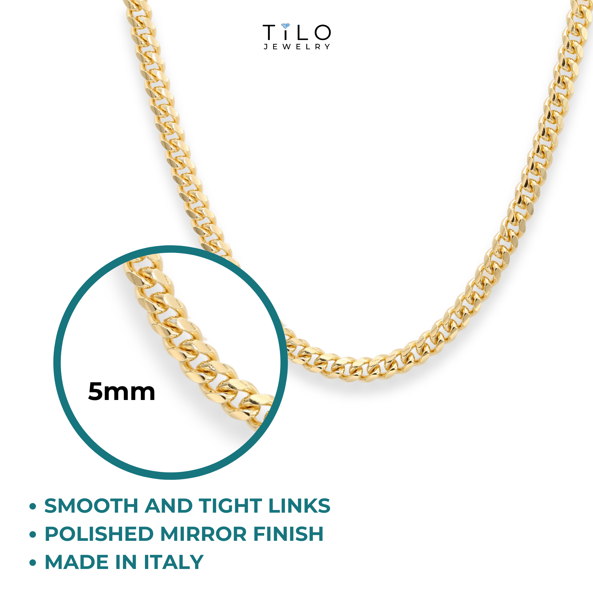 Sterling gold chain hotsell