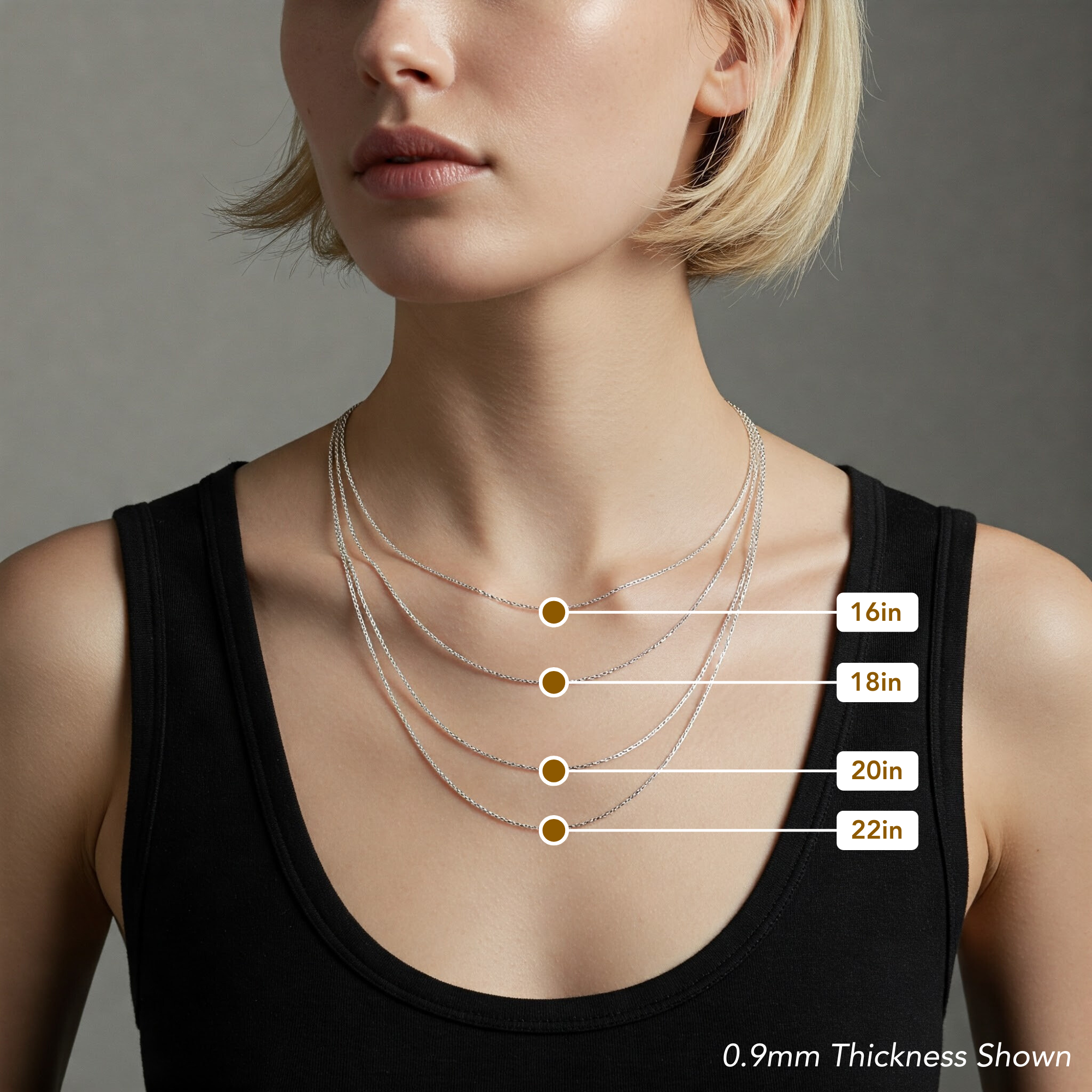 Elli Collana Donna In Argento Sterling 925 | Taglio Xilion, Lunghezza 45 Cm, Ciondoli A Cuore, Gioiello Moderno E Senza Tempo, Fatto A Mano, Regalo Ideale