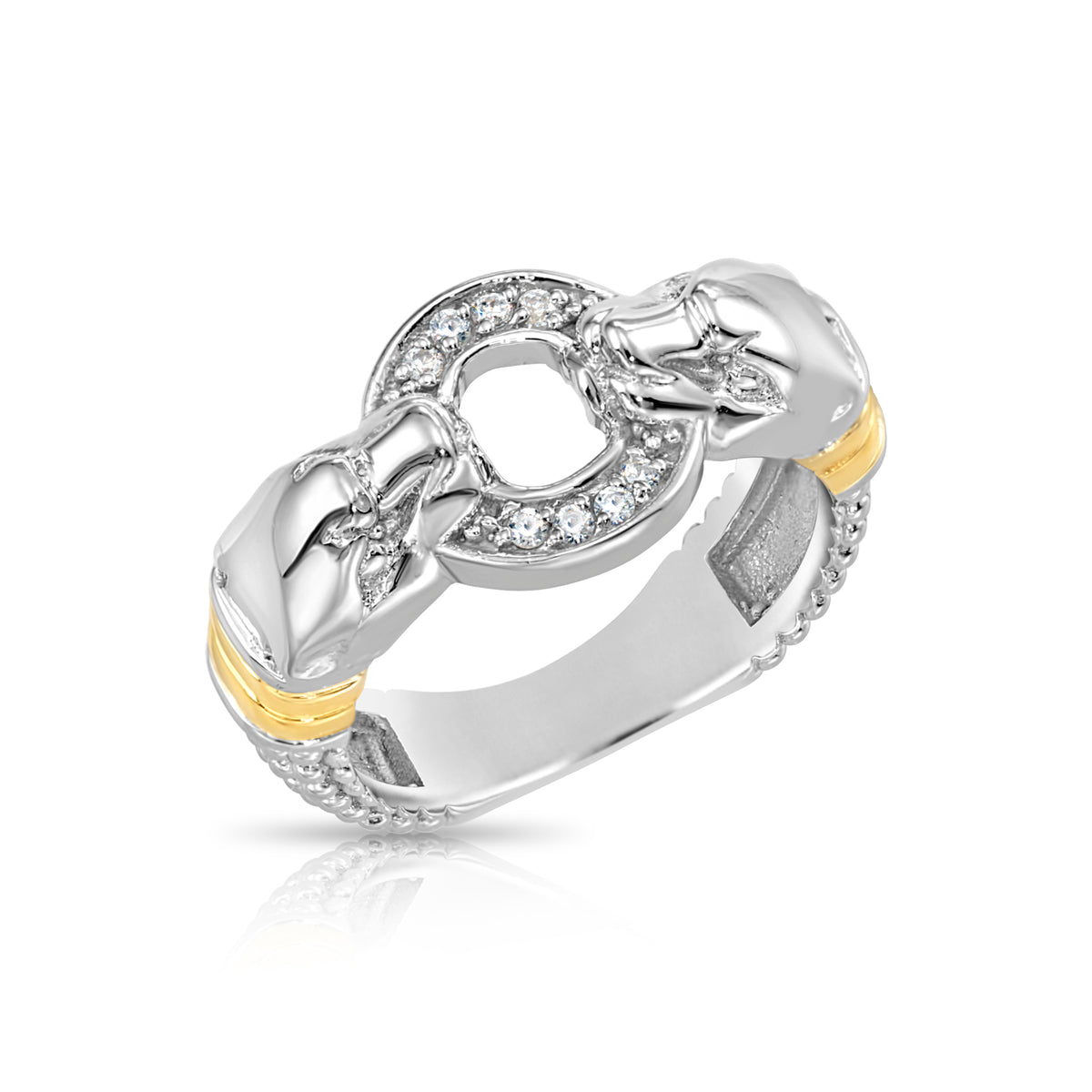 Sterling Silver Jaguar Ring, Two-Tone Design – Tilo Jewelry®
