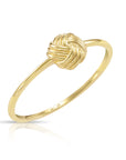 14K Yellow Gold Love Knot Ring