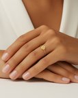 14K Yellow Gold Love Knot Ring