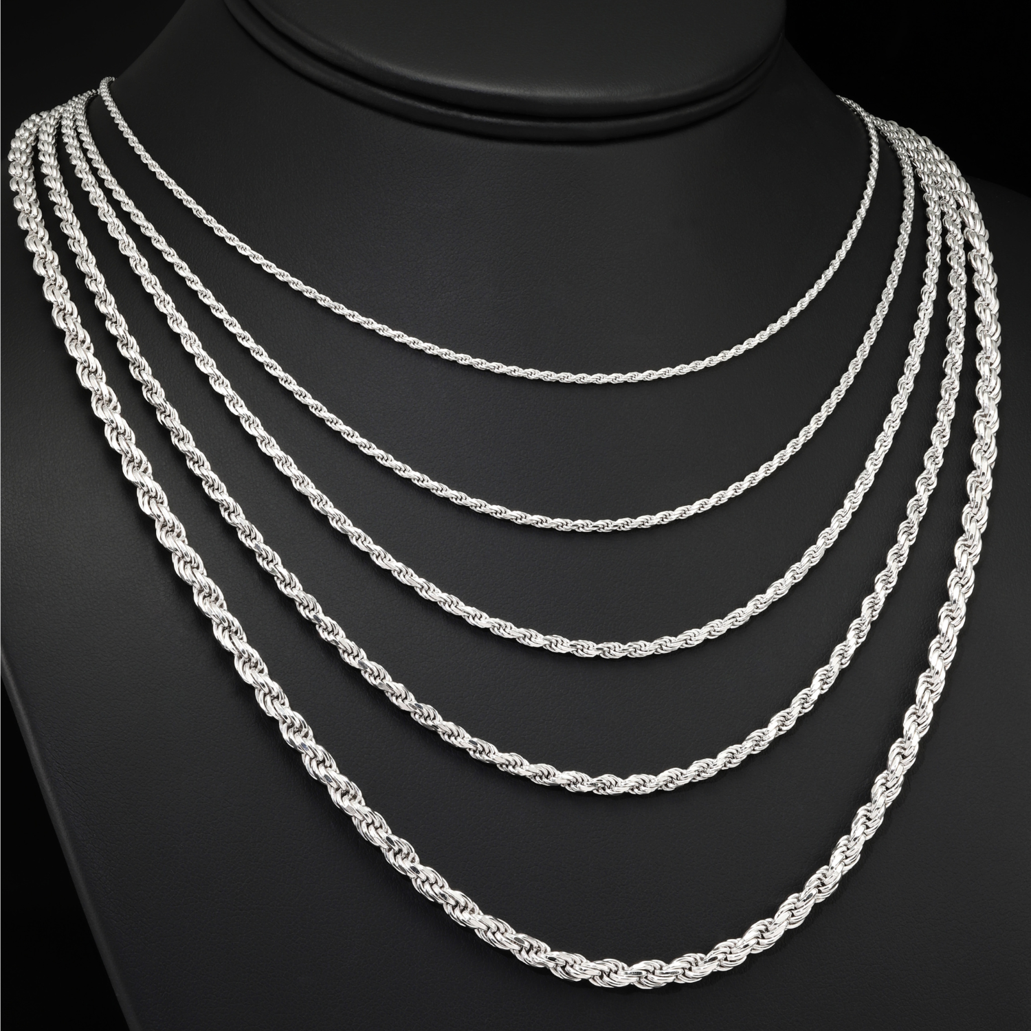 Strong silver necklace chain discount