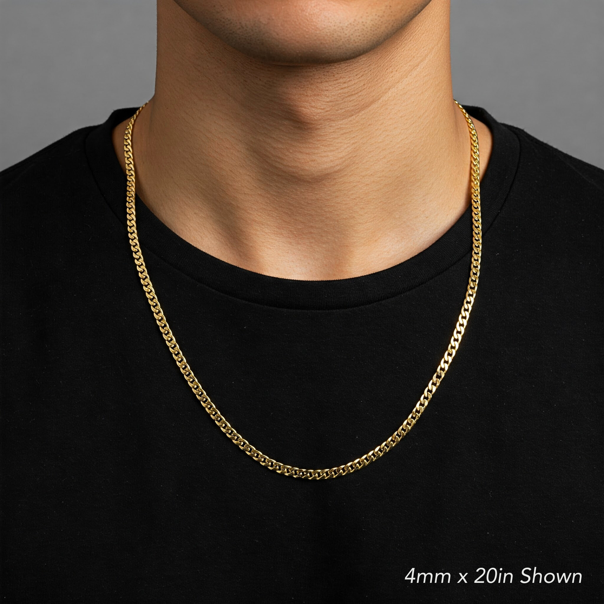 14k Solid Gold Miami Cuban Chain, Heavy Solid 14k Gold Chain
