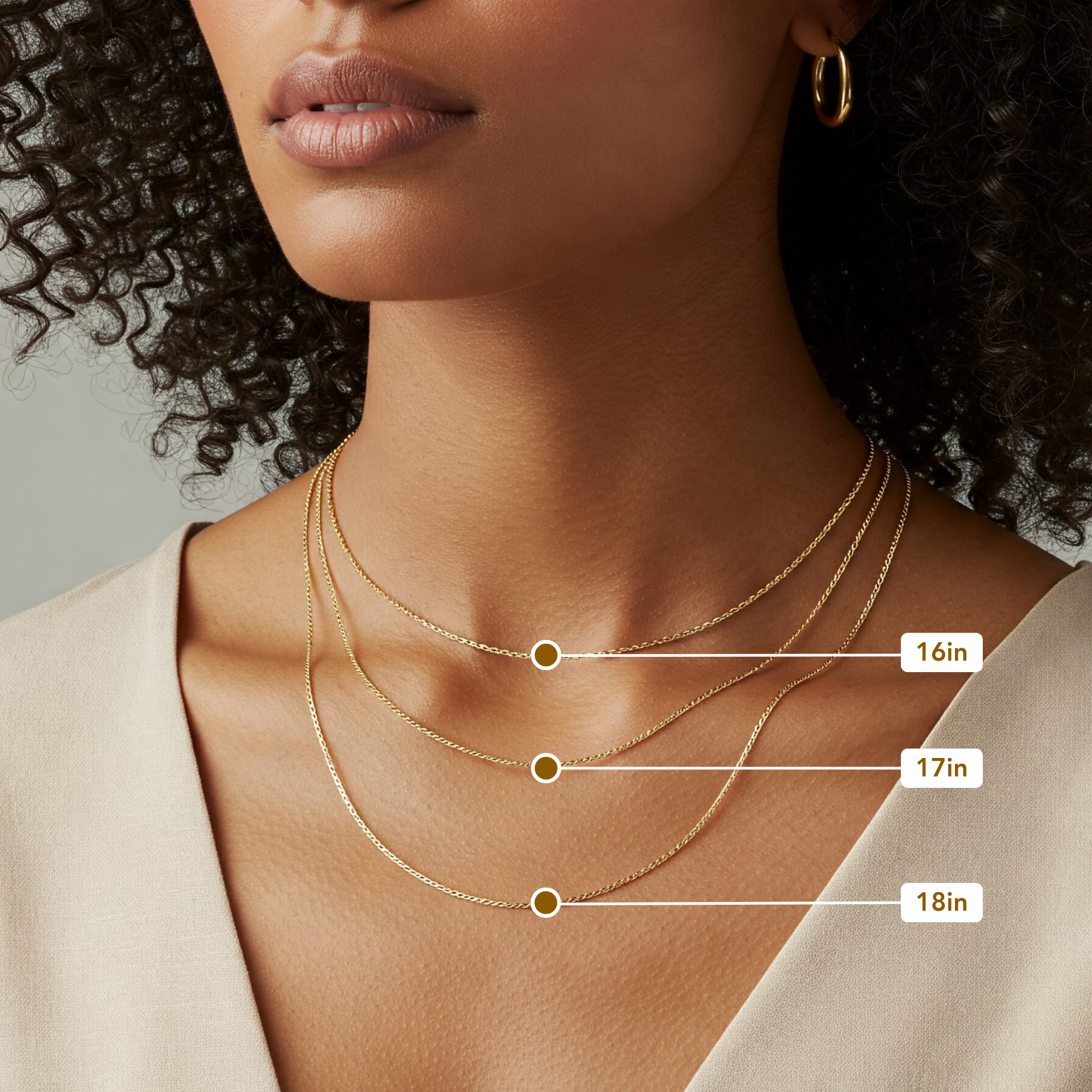 14k Gold Diamond Cut Cable Chain, Available in 14k Yellow Or White