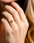14K Yellow Gold Love Knot Ring