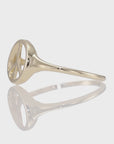 14K Yellow Gold Peace Sign Ring