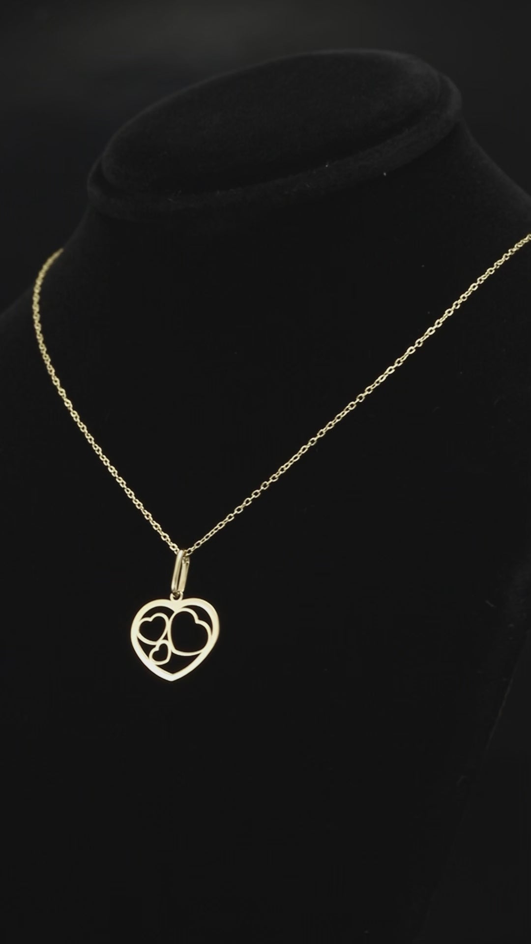 14K Yellow Gold Little Boy Pendant, With 18