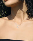 14K Yellow Gold Royal Teardrop Necklace