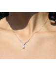14K Yellow Gold Royal Teardrop Necklace