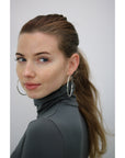 Sterling Silver Classic Round Chunky Hoop Earrings, 3mm