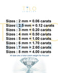 10K Yellow Gold Classic Solitaire Stud Earrings with Pushbacks