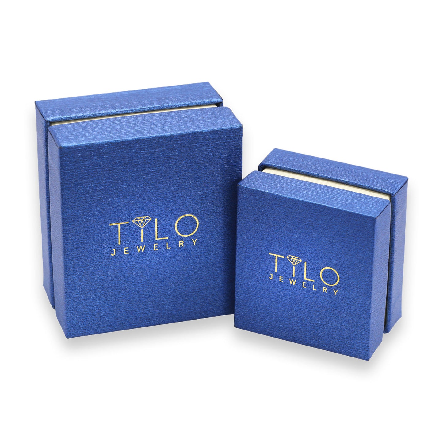 14K White Gold Ball Stud Earrings with Silicone Gold Pushbacks