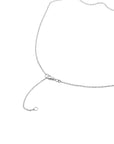 CZ Double Heart Cz Necklace in Sterling Silver