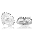 Solid 14K White Gold Backings, Super Comfortable Ear Nuts for Pushbacks and Screwbacks, 3 sizes