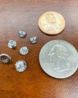 Solid 14K White Gold Backings, Super Comfortable Ear Nuts for Pushbacks and Screwbacks, 3 sizes