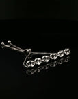 Mariner Link Bracelet with Box Chain in Sterling Silver