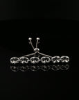 Mariner Link Bracelet with Box Chain in Sterling Silver