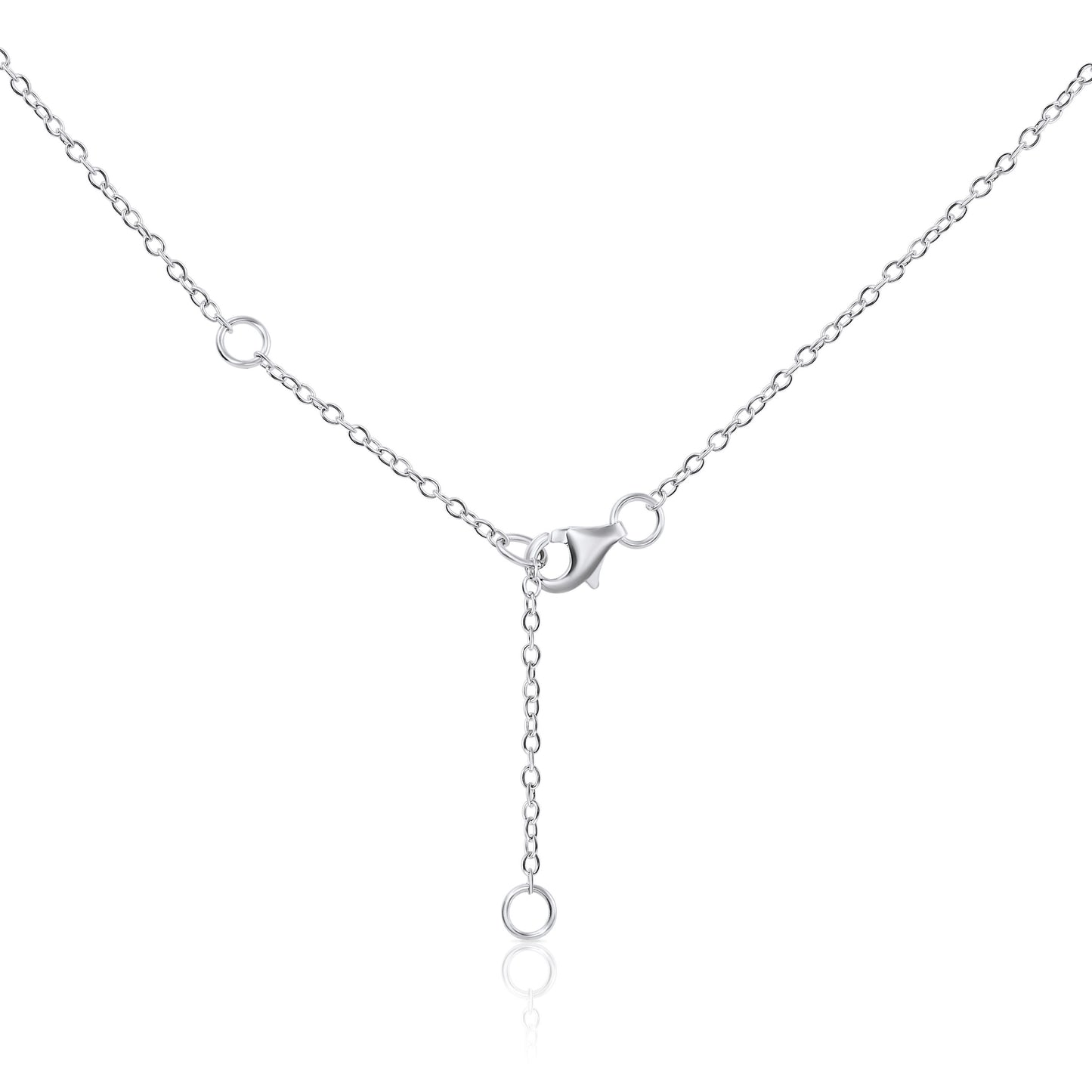 Sterling Silver Heart Pendant Necklace, Gold-tone, Adjustable