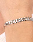 Curb Link Bracelet in Sterling Silver