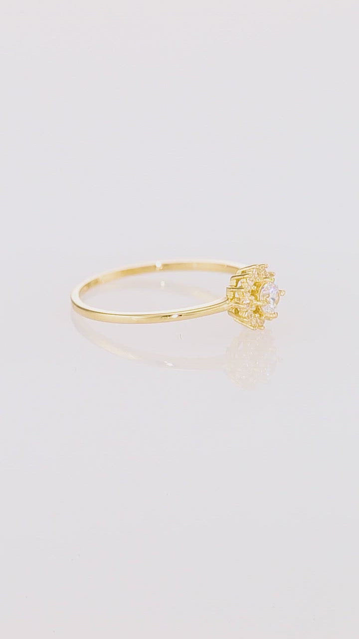 【ユーズド品】TIFFANY　Tulip Motif Ring　＊585 Tiffany & Co. Tulip Motif Ring in 18K yellow gold Circa 1994
