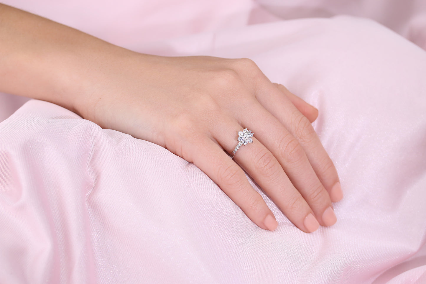 Sterling Silver Flower Ring