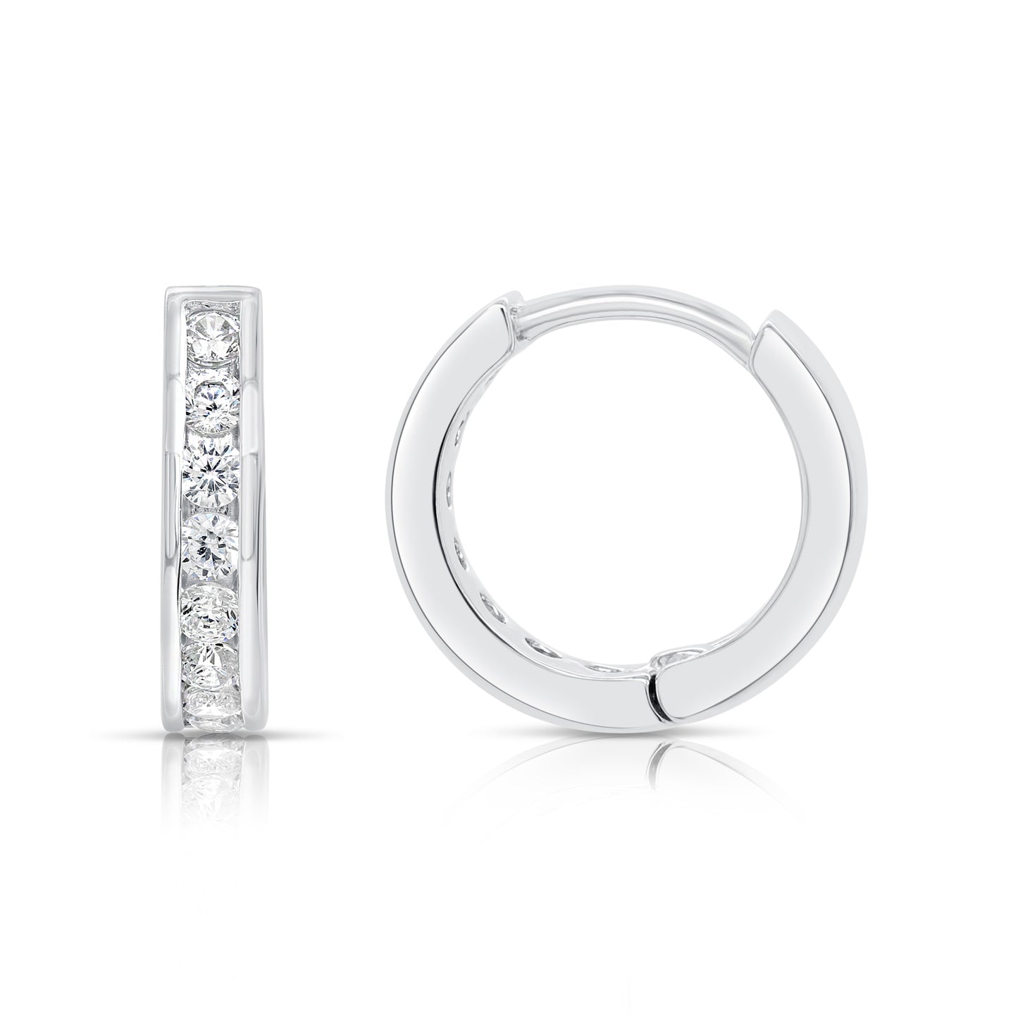 Sterling Silver Huggie Hoop Earrings