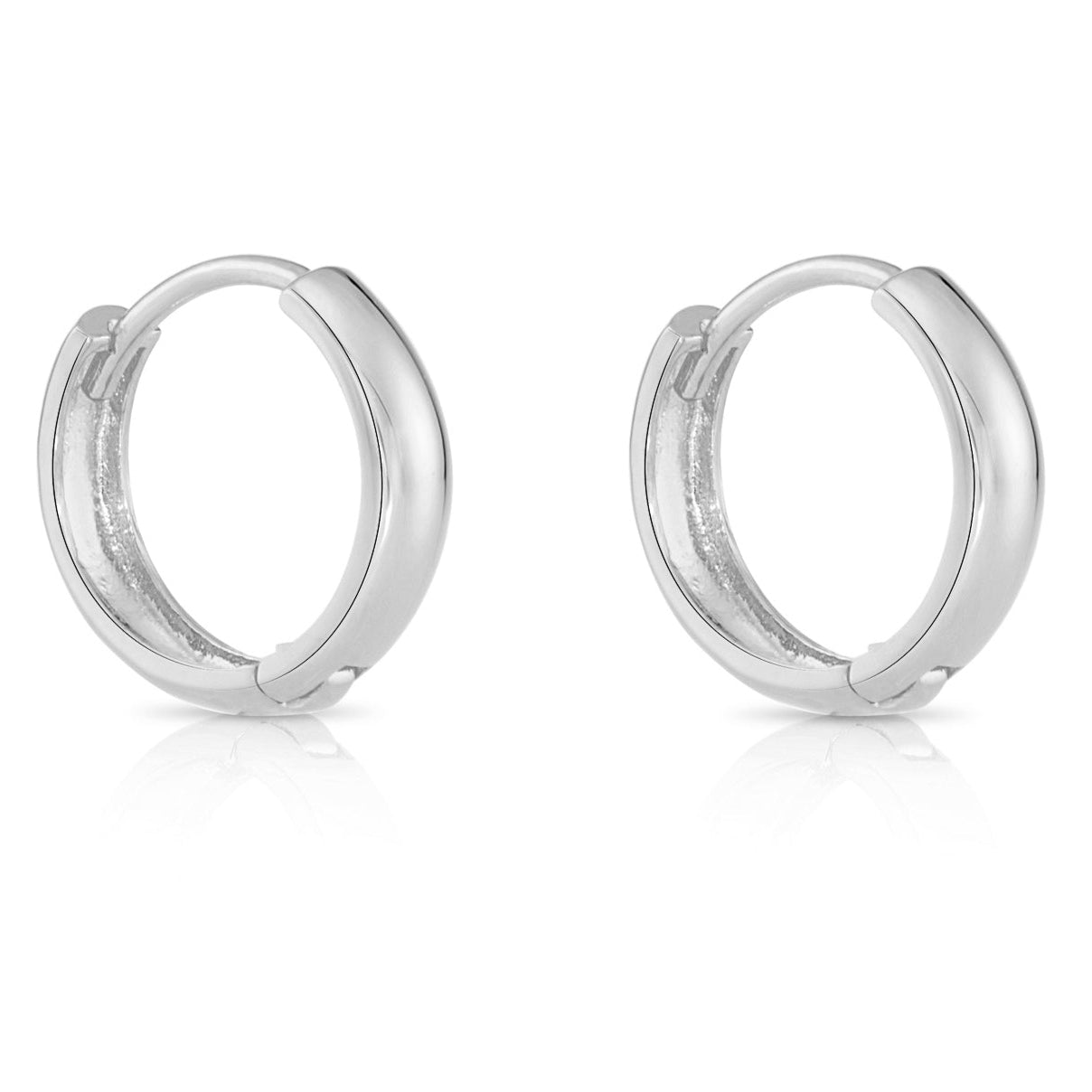14k Gold Small Huggie Hoop Earrings