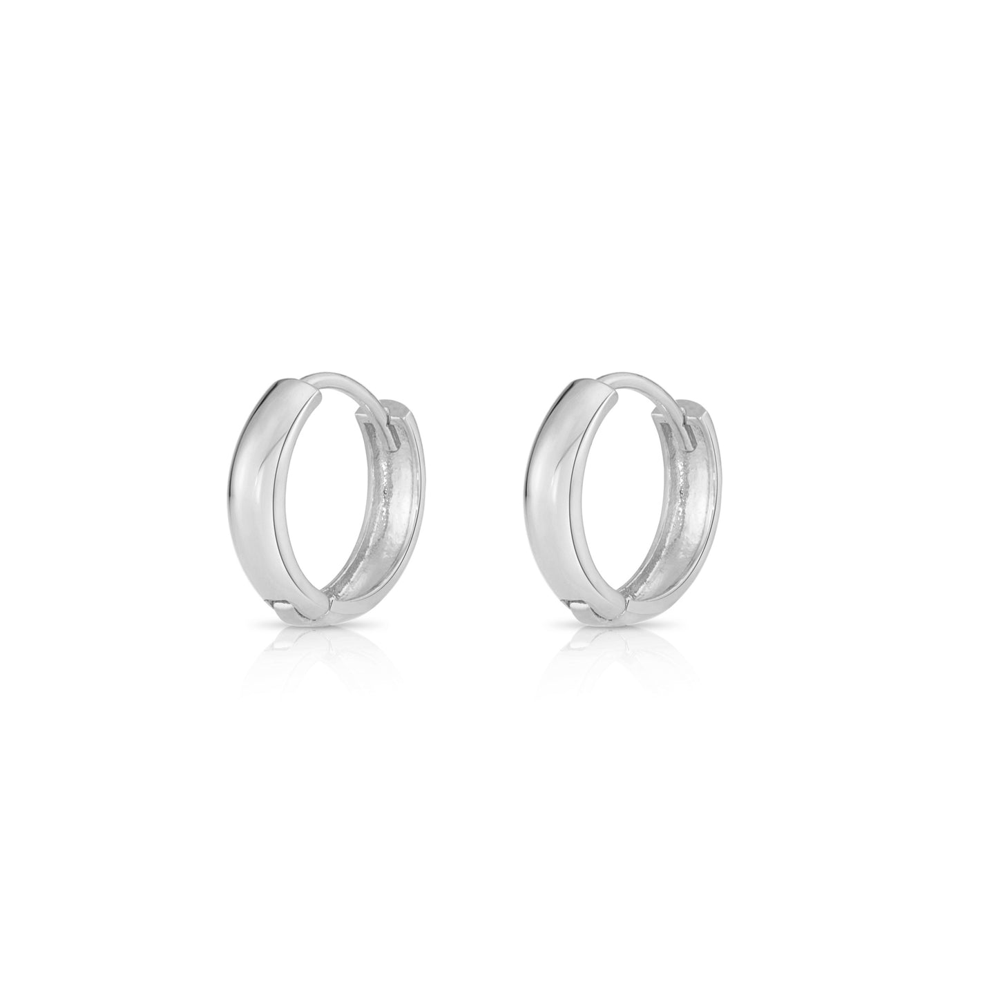 14k Gold Small Huggie Hoop Earrings
