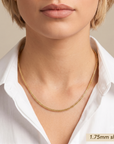14K Gold Plated Italian Franco Chains, Solid Sterling Silver, With Lobster Lock