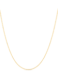 14K Yellow Gold Diamond-Cut Singapore Chain Necklace
