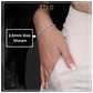 Sterling Silver CZ Tennis Bracelet, 925 Fine Sterling Silver and Cubic Zirconia, Classic Diamond-look