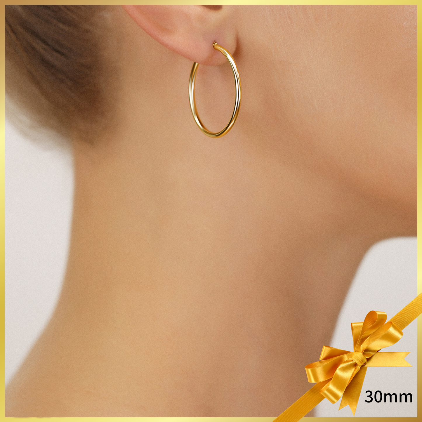 Single Replacement 14k Yellow Gold Classic Hoop Earrings, 2mm