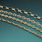 Puff Mariner Heart Link Bracelets in 14k Gold, Fine Ultra Quality Links, 7.5 inch Real Gold Bracelets
