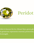14K Gold Natural Peridot With Mother Of Pearl Drop Earrings