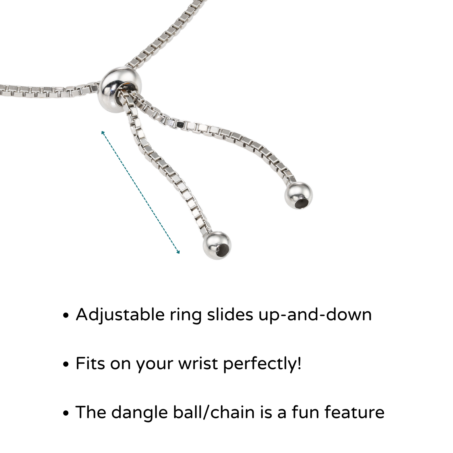 Sterling Silver Adjustable Fire Opal Bracelet