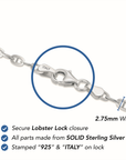 Sterling Silver Mariner Link Bracelet