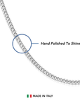 925 Sterling Silver Miami Cuban Link Bracelet