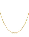 14K Gold Over Sterling Silver Mariner Link Chain Necklace