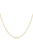 14K Gold Over Sterling Silver Brilliantina Cable Chain Necklace