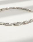 925 Sterling Silver Figarope Milano Italian Bracelet