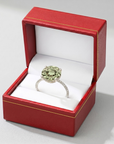 Sterling Silver 5 Carat Green Amethyst Gemstone Ring, "Ms. Luscious"