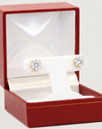 10k Yellow Gold Solitaire Screwback Stud Earrings
