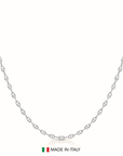 Sterling Silver Mariner Link Chain Necklace