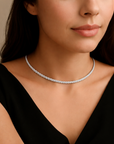 Sterling Silver Twisted Rope Snake Chain Necklace
