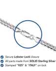 925 Sterling Silver Miami Cuban Link Bracelet