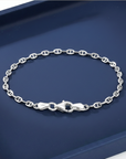 Sterling Silver Mariner Link Bracelet